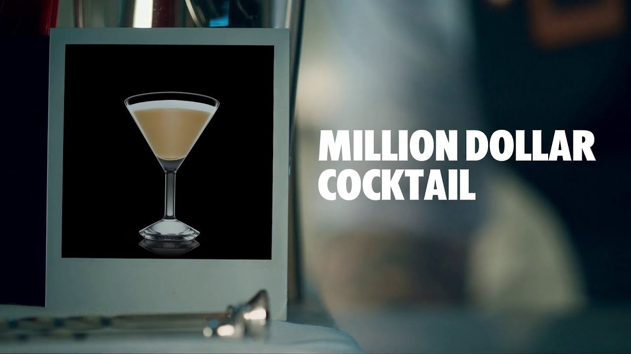 MILLION DOLLAR COCKTAIL DRINK RECIPE - HOW TO MIX