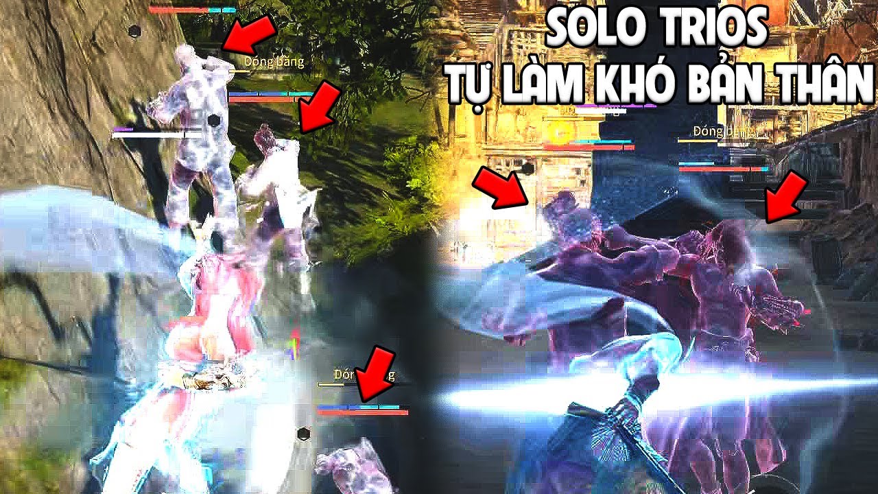 T&ocirc;i SOLO TRIOS Tự L&agrave;m Kh&oacute; Bản Th&acirc;n CỰC MẠNH || NARAKA BLADEPOINT