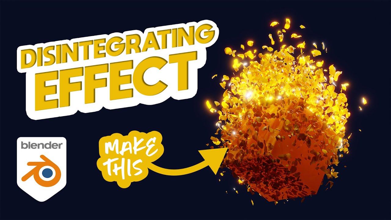 How to Create a Disintegration Effect in Blender