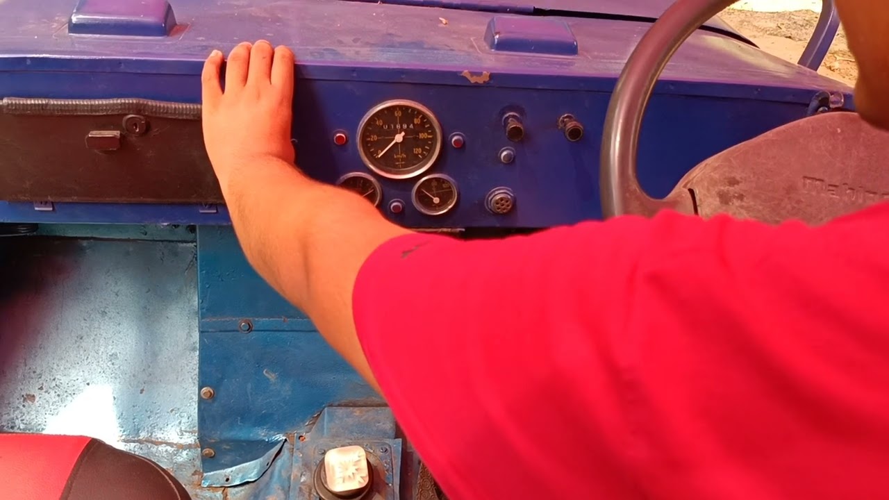 How to start 36 years old Mahindra CJ 500D Jeep