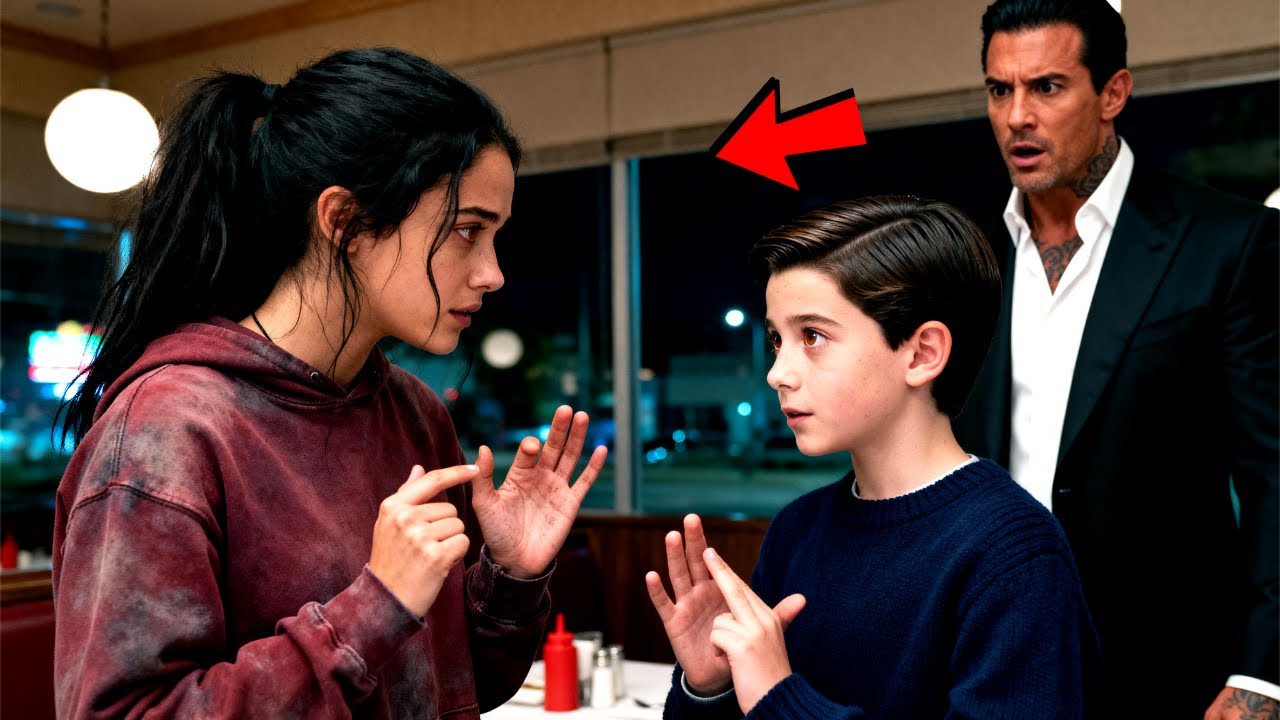 She Saw Everyone Ignore the Mafia Boss's Mute Son ,Until She Spoke to Him Through Sign Language