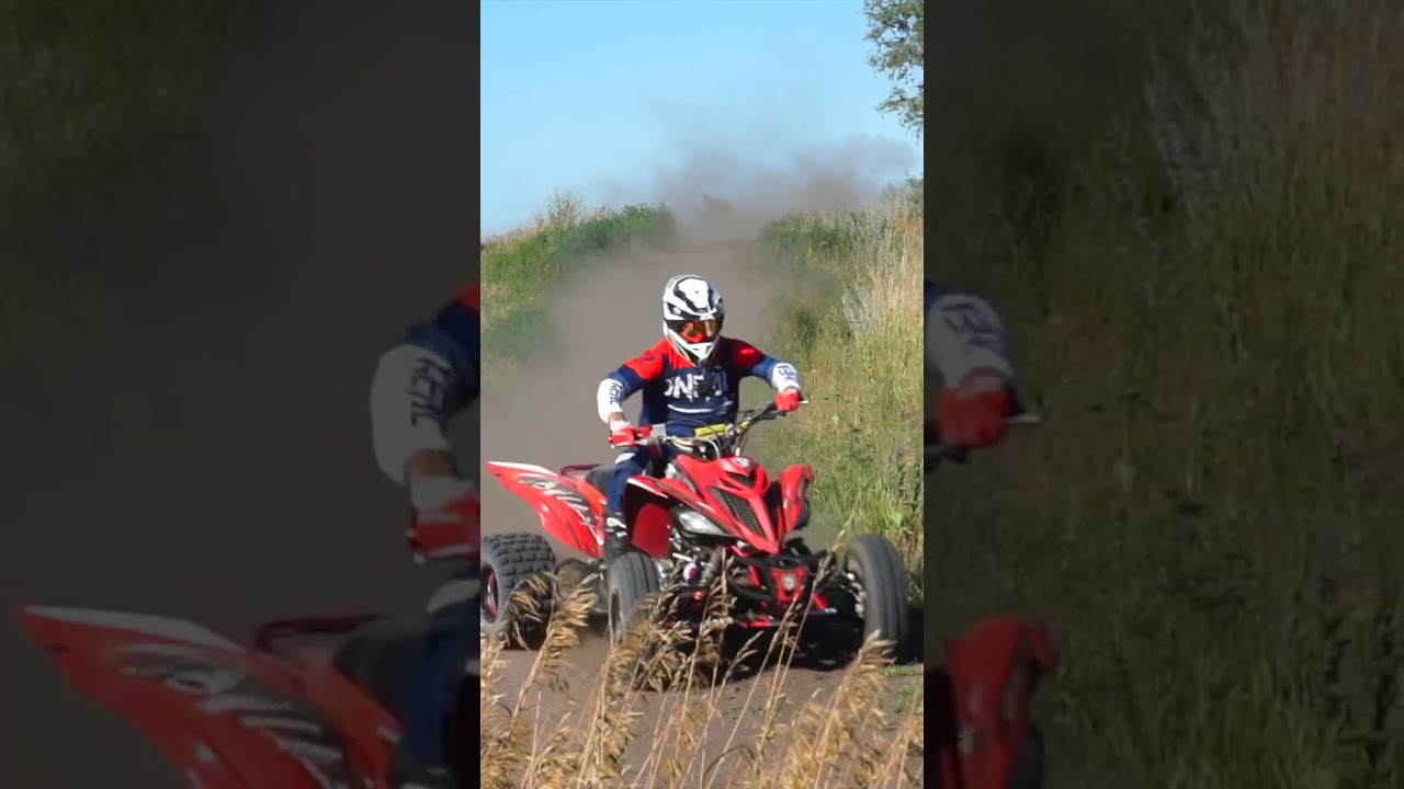 Raptor 700 Track Riding