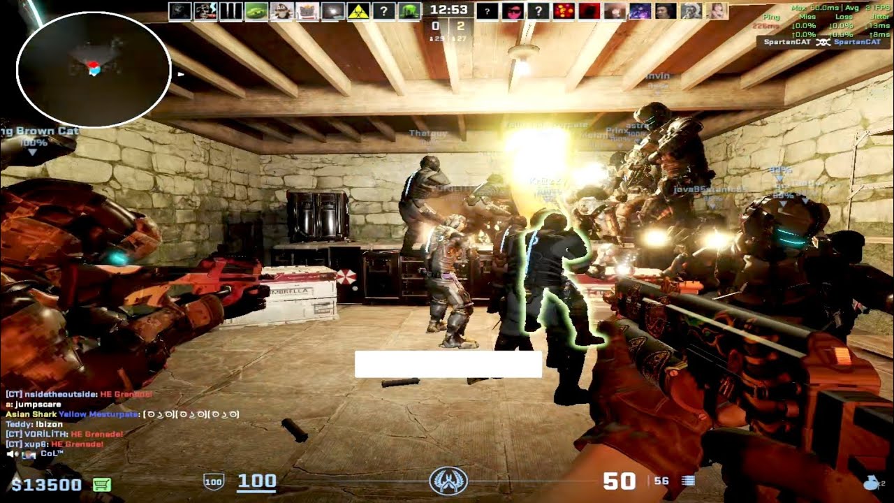 CS2 - Zombie Escape - ze_biohazard_manor_004_p on GFL Server