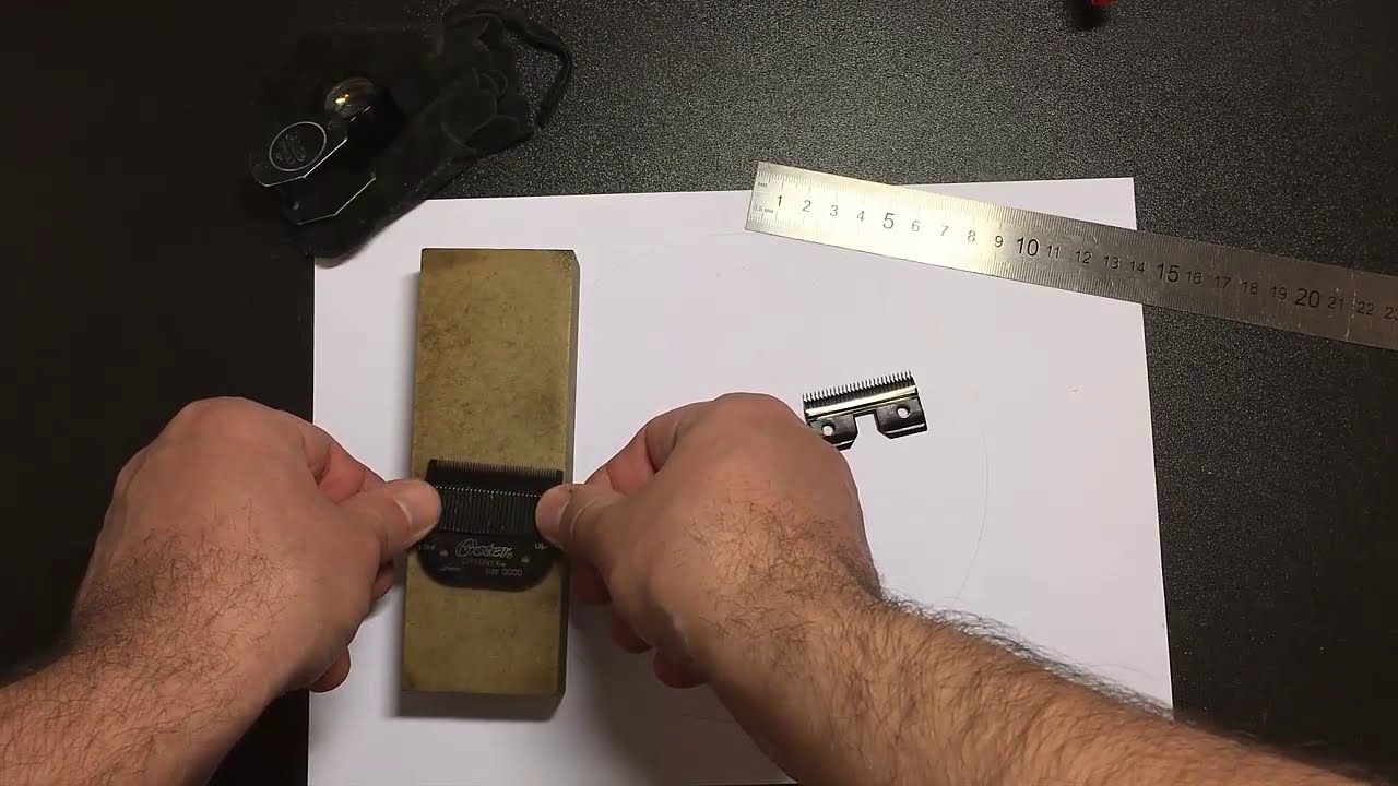 Как запарывают ножевые блоки машинок для стрижки волос