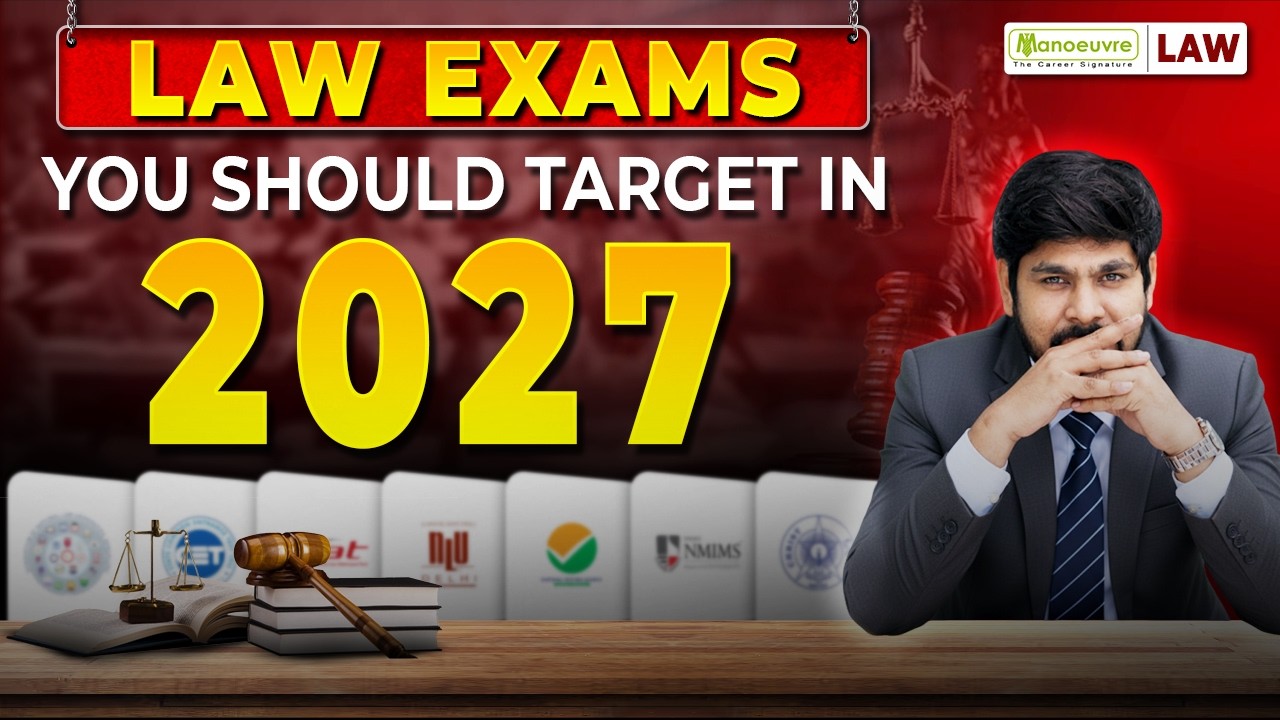 Which LAW Entrance Exam You Should Target in 2027? | All LAW Entrance Exams Explained