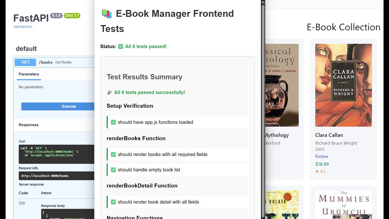 Easier E-Book-Manager in Python with FastAPI & PostgreSQL (CRUD)