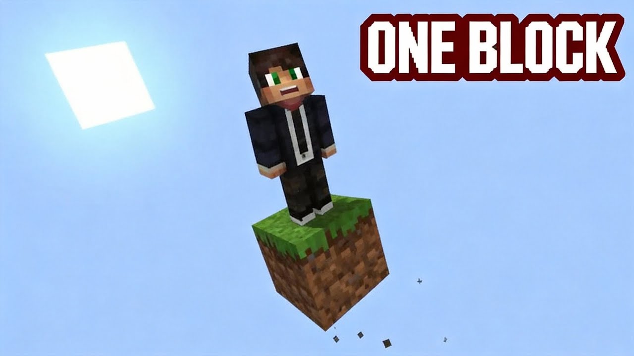 Minecraft One Block Survival EP1 – Starting From ONLY ONE BLOCK! 😱