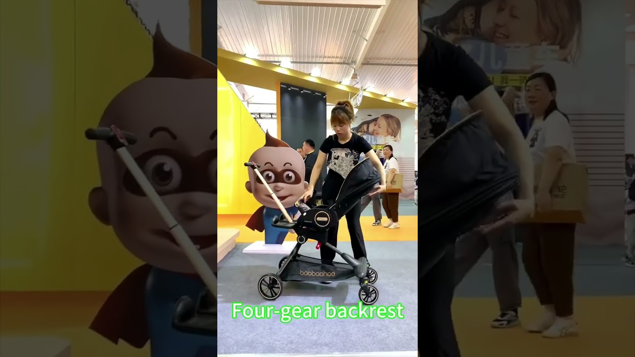 Fashion stroller -BaobaohaoV9 Black gold #babystrollers #stroller #baby #baobaohao #baobaohaov9