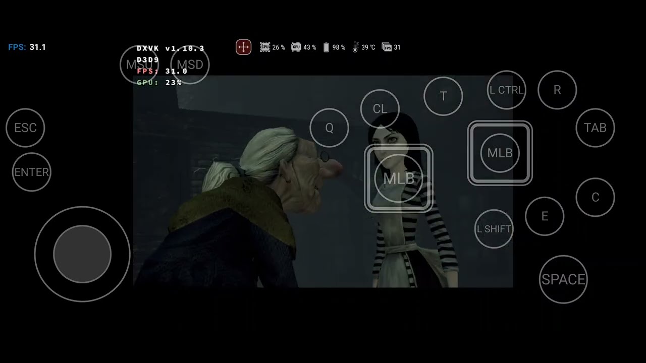 Alice Madness Returns (DXVK 1.10.3) on Winlator 7.1  (Snapdragon 888+)