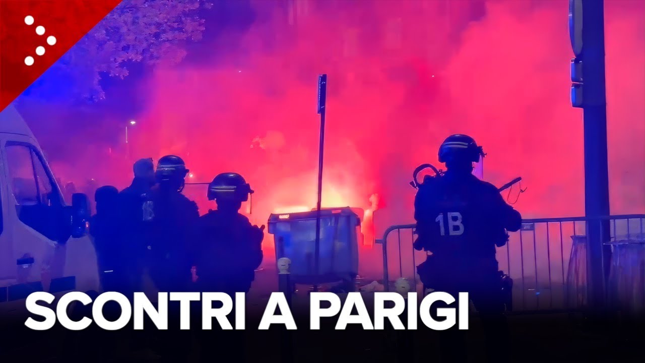Il Paris Saint-Germain in finale di Champions League, incidenti a Parigi con la polizia