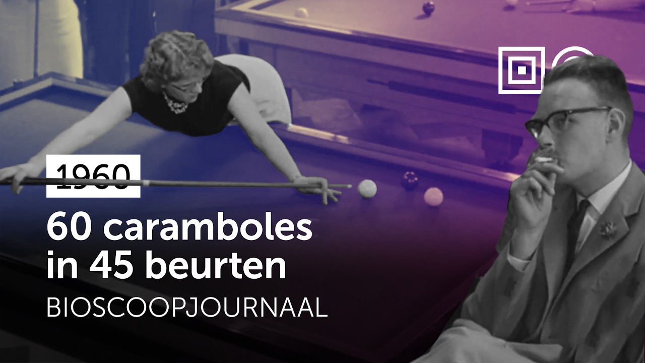 📽️ Vrouwen biljarten en de mannen kijken 🎱 #1960