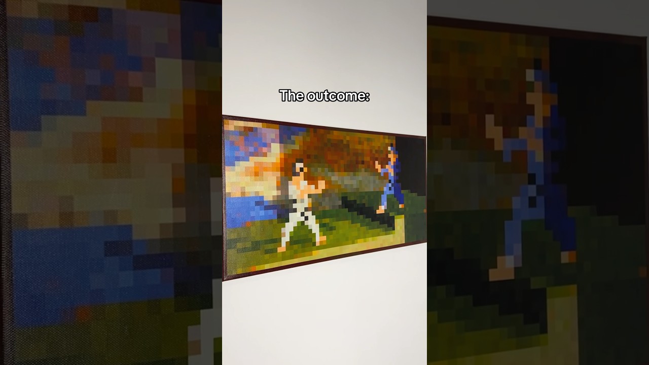 Real life Minecraft Paintings 🥹