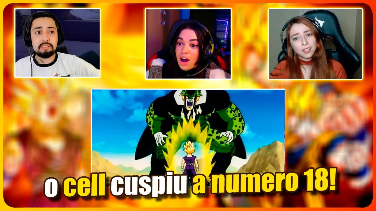 Vendo Cell cospe a Numero 18 😯🔥 | MULTI - REACT | Dragon Ball Z - EP 187