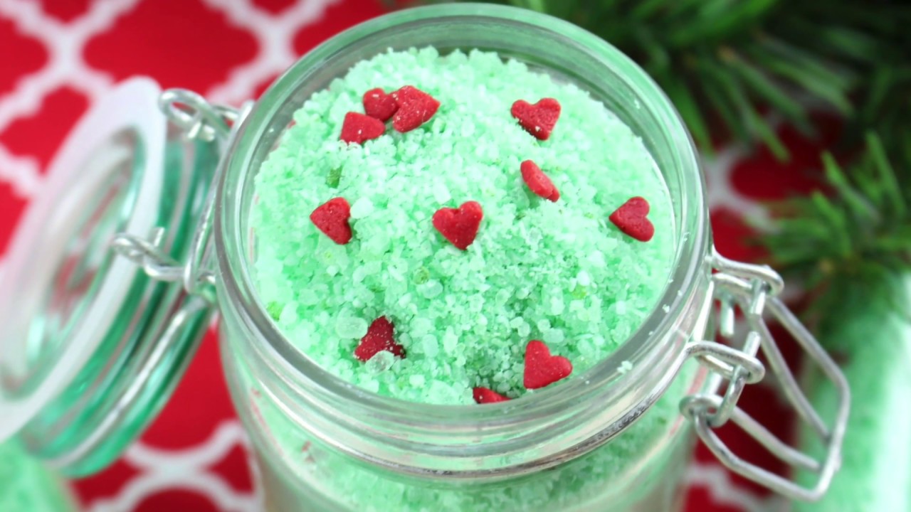 Grinch Bath Salts for Christmas