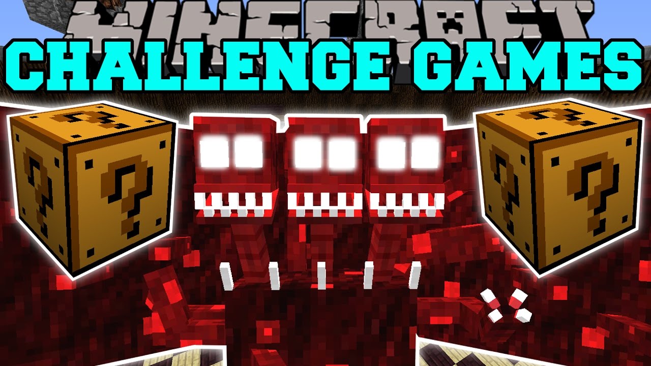 Minecraft: DREADBEAST CHALLENGE GAMES - Lucky Block Mod - Modded Mini-Game