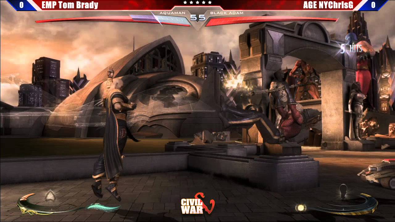 Injustice: Gods Among Us - Top 8 EMP Tom Brady vs AGE NYChrisG - Civil War V Tournament