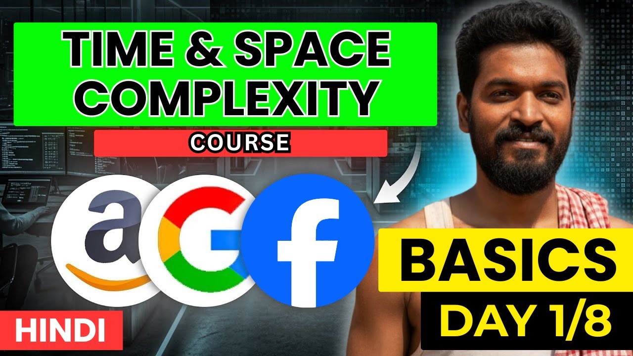Day 1/8 - 🔥 Master Time & Space Complexity from Scratch | DSA Foundations (Preview Lecture) #dsa