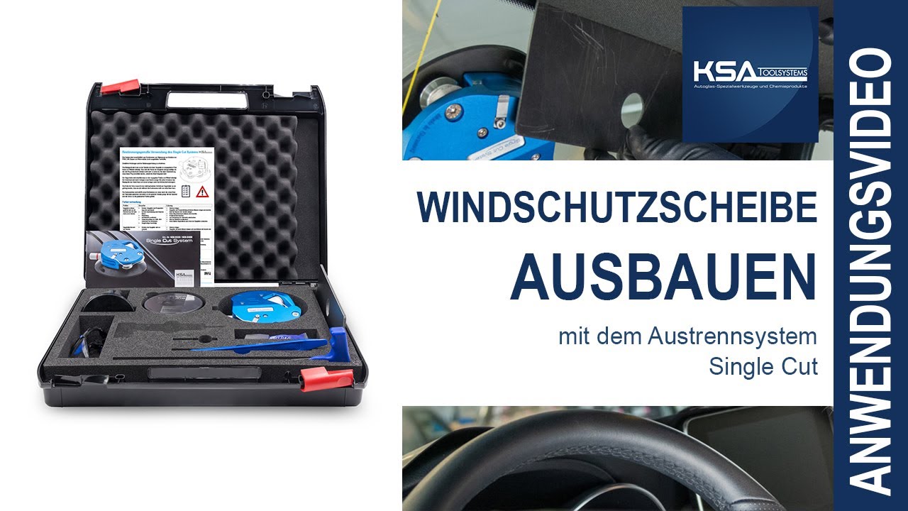 Windschutzscheiben Austrennsystem Single Cut System 5.0 - Anwendungsvideo