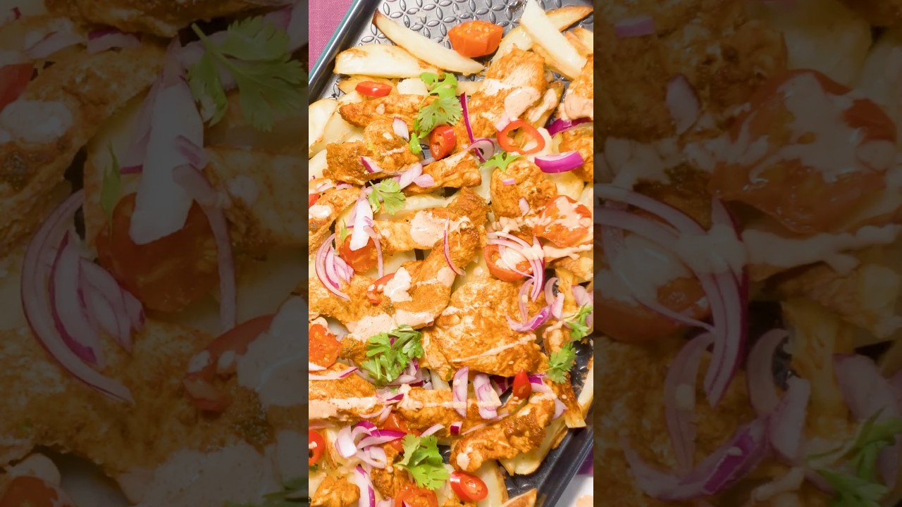 Dirty Chicken Tikka fries 🍟 full Slimming World recipe details in the description