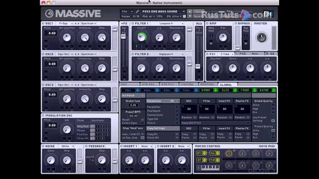 Учебник по VST NI MASSIVE. Урок №1