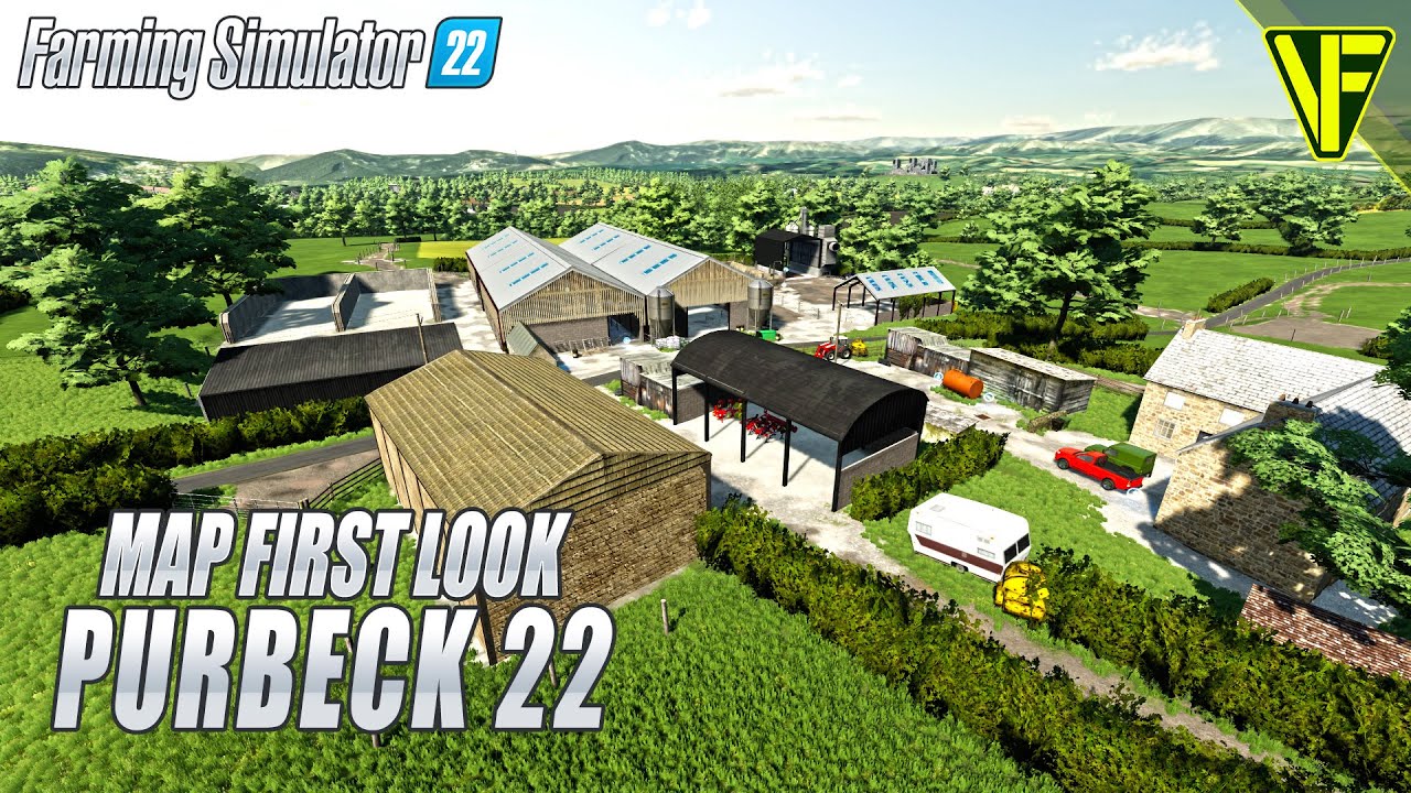 A Great British Farming Simulator 22 Map! | Purbeck 22 1st Look