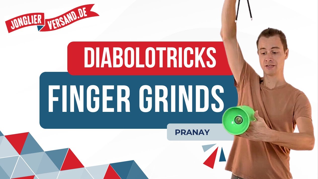 Diabolo-Trick: Finger Grinds | Diabolotutorial | Jonglierversand.de | Pranay | Diabolo Lernen