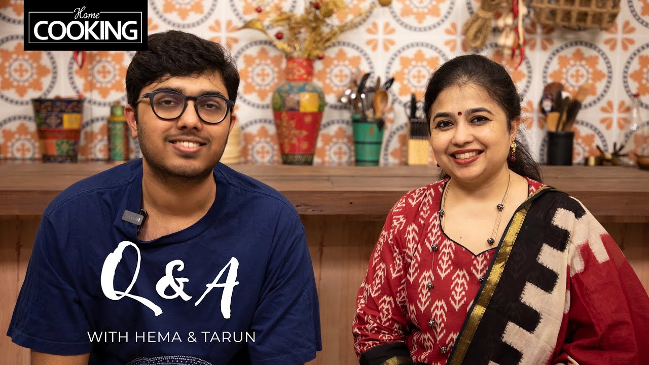 Q & A with Hema & Tarun | Homecookingshow Youtube Journey | Tarun Childhood & College Plan