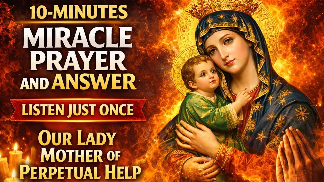 🙏 MIRACLE PRAYER  OUR LADY, MOTHER OF PERPETUAL HELP 🙏Listen to This Prayer Once and Receive Miracle