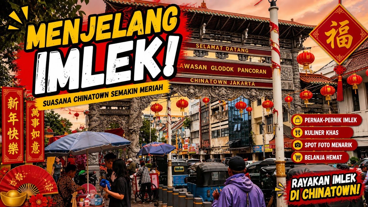 Jakarta Chinatown Membludak 😱
