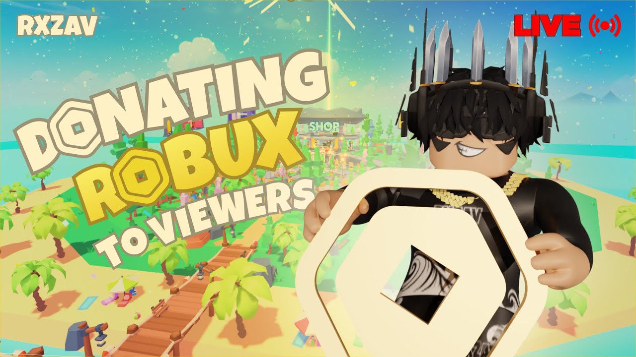 100 ROBUX GIVEAWAY! | DONATING ROBUX TO VIEWERS! | REAL LIVE STREAM | Pls Donate | ROBLOX