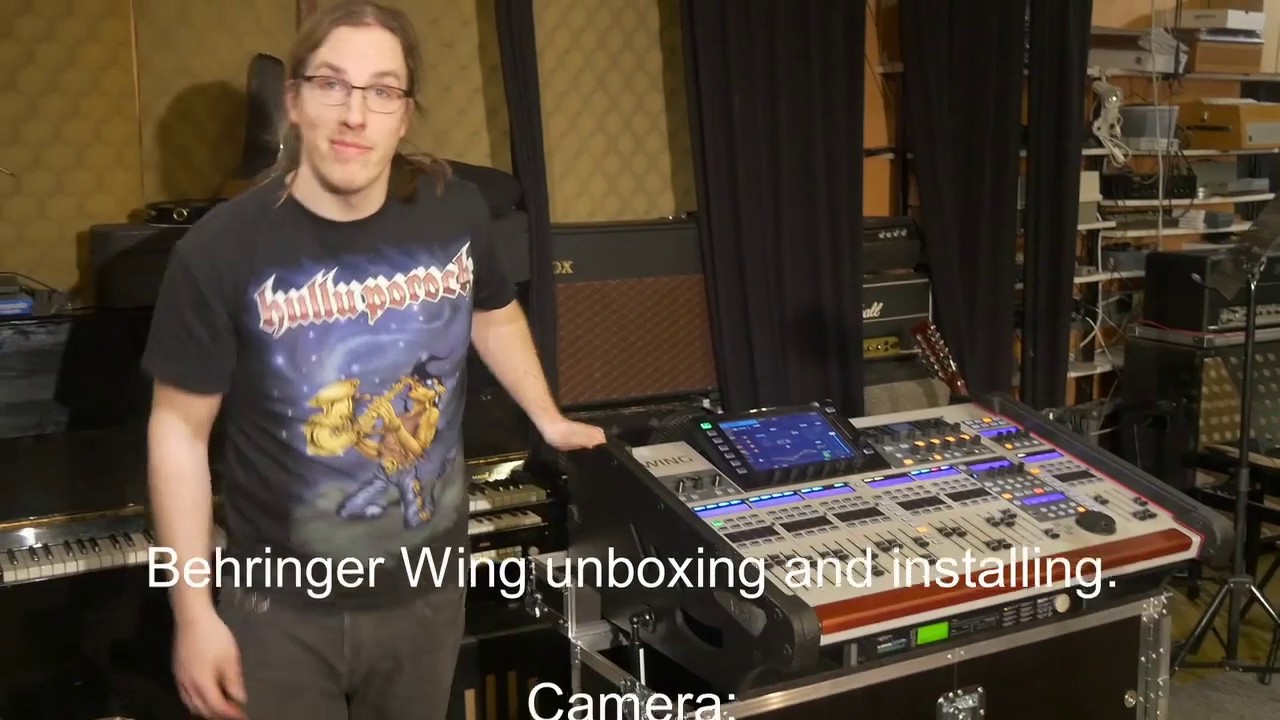 Behringer Wing unboxing and installation to FlipReady case