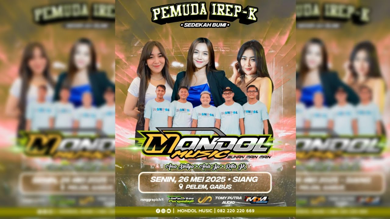 🔴LIVE  MONDOL MUSIC // IREP-K COMUNITY // PELEM 26 MEI 2025 /TOMY PUTRAUDIO
