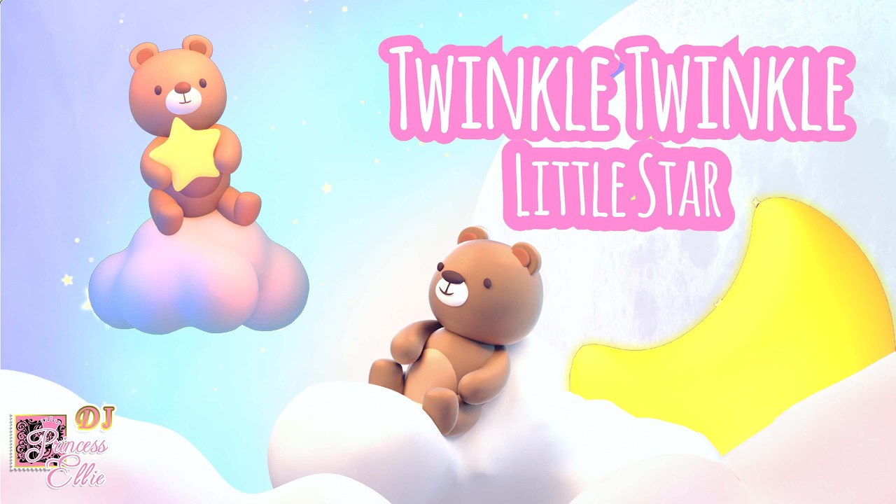 Twinkle Twinkle Little Star⭐️Gentle Sleep Music for Kids | Cartoons for Children and Teens 🎵