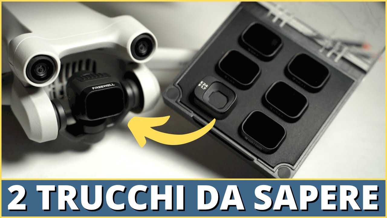 DJI MINI 3 PRO - TUTORIAL FILTRI ND E 2 TRUCCHI CHE DEVI CONOSCERE