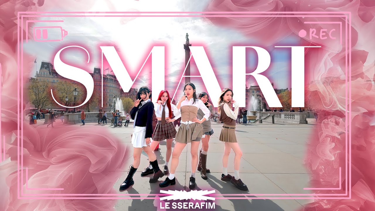 [KPOP IN PUBLIC | ONE TAKE | 4K] LE SSERAFIM(르세라핌) - Smart | Dance Cover | London | Trafalgar Square