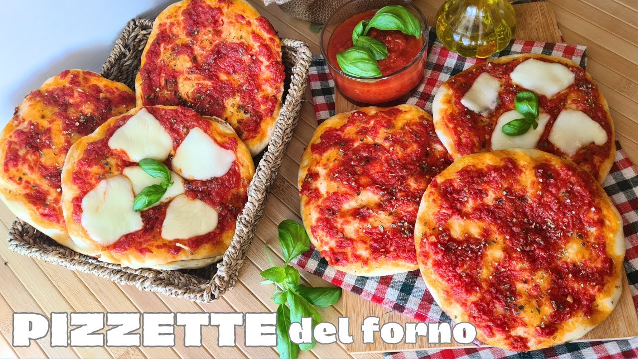 PIZZETTE ROSSE FATTE IN CASA | PIZZETTE ROSSE DEL FORNO | PIZZETTE AL LATTE
