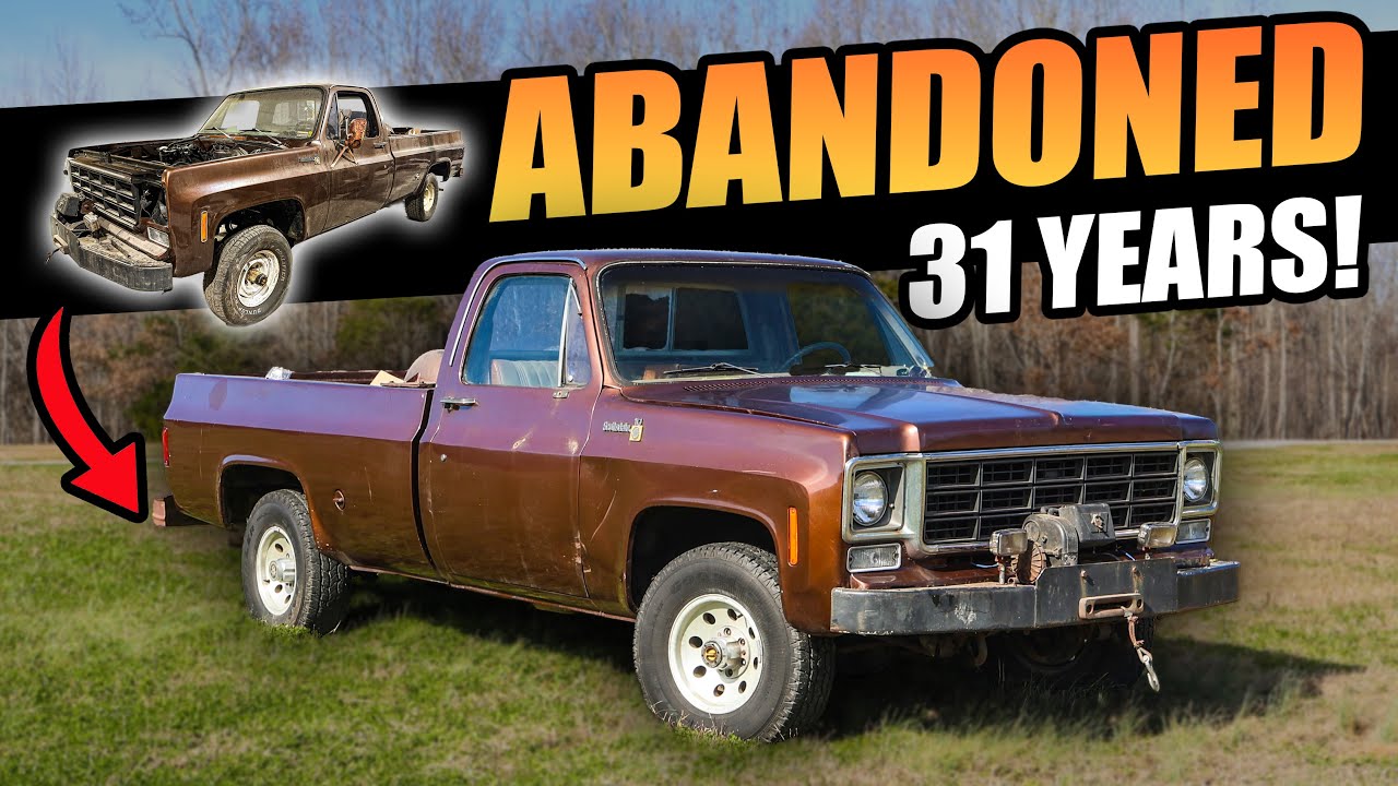 ABANDONED Chevy 4x4 Rescued After 31 Years! Will It Run and Drive? PART 1