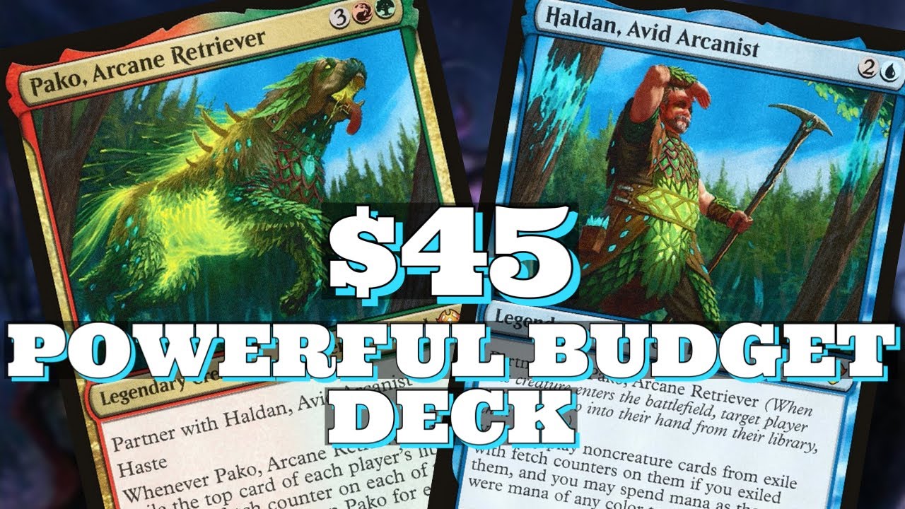 Мощная колода EDH за 45 долларов Pako Arcane Retriever и Haldan Avid Arcanist