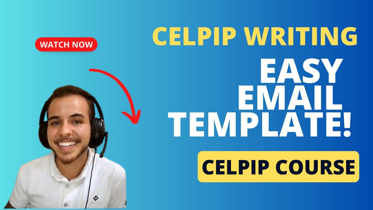 CELPIP Email Writing Template