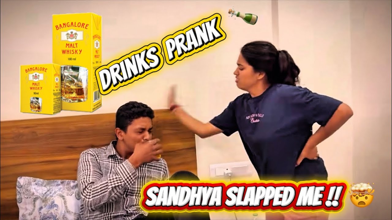 Finally drinks PRANK on Sandhya | #thej2k2 #prank #vlogs #comedy #drinks 