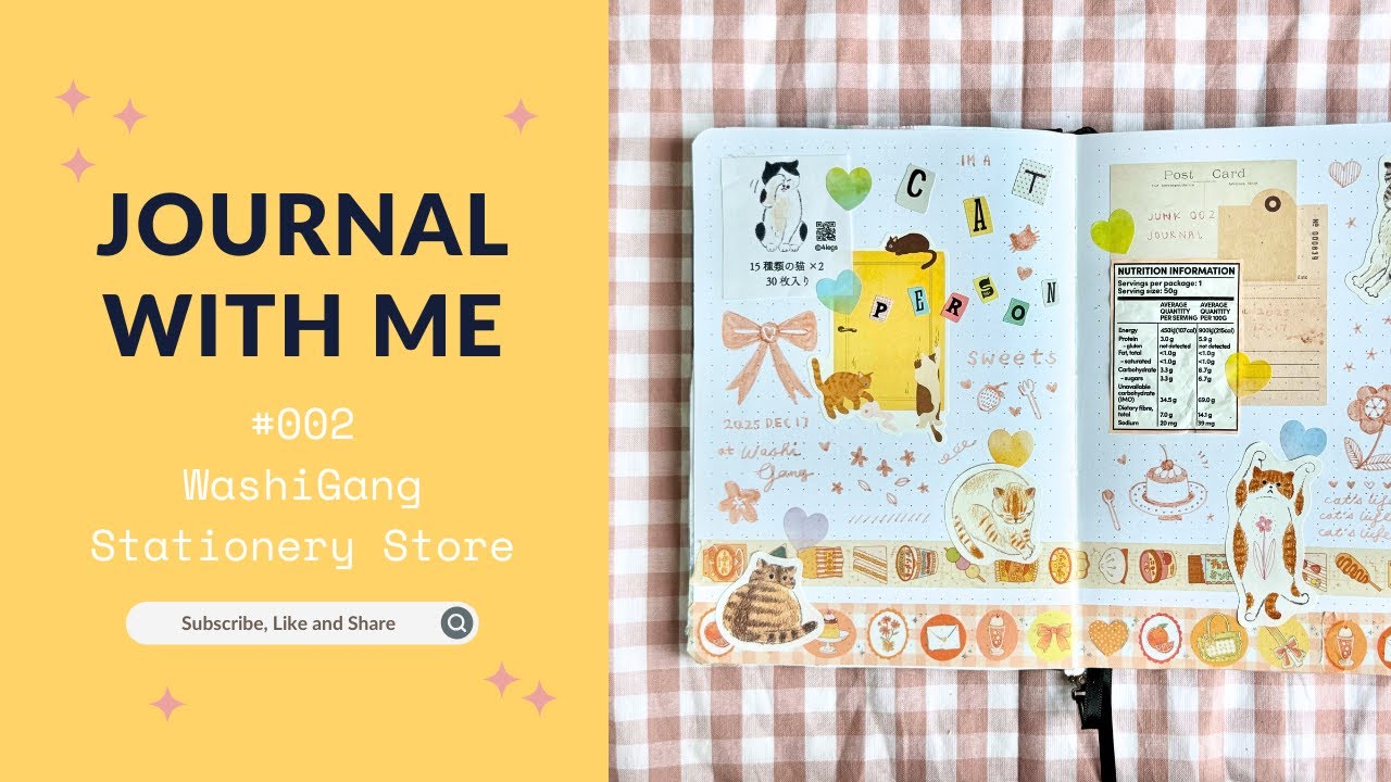 Journal With Me #002 -  WashiGang Stationery Store