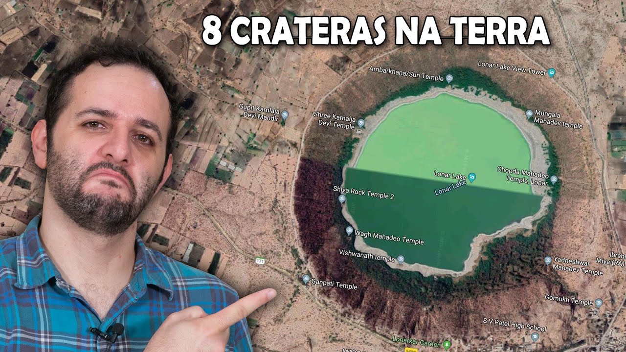 Descubra 8 crateras de meteoros pelo Google Maps #AprendiHoje