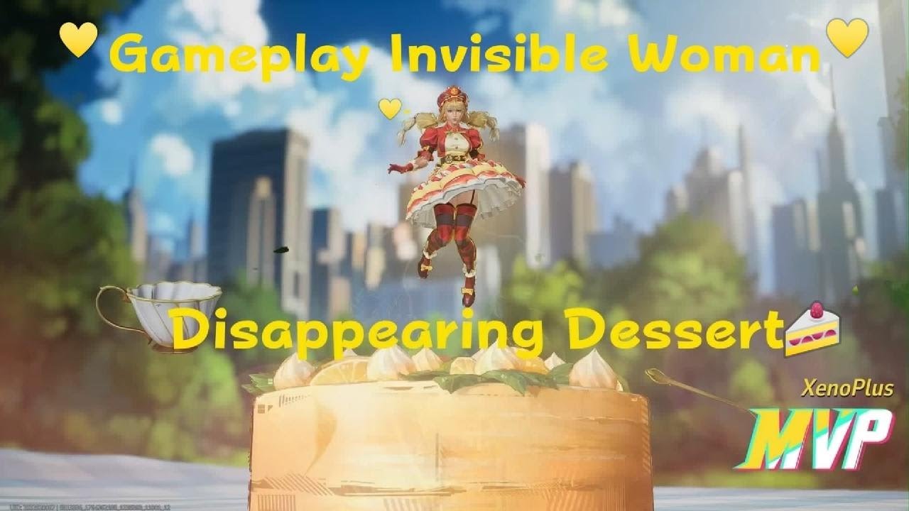 Invisible Woman Gameplay w/ 🥧Disappearing Dessert 🍰 Skin #MarvelRivals #InvisbleWoman