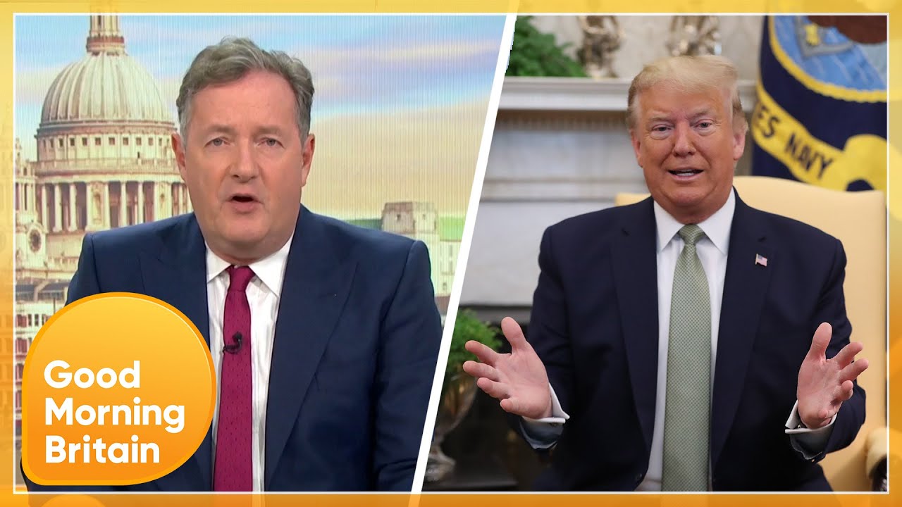 Piers Is Outraged over President Trump's Drive by during His COVID-19 Treatment | GMB