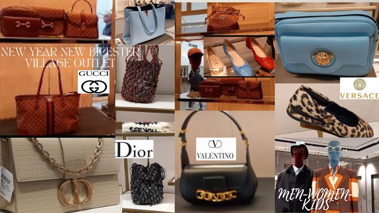 Bicester Village Luxury Shopping: Gucci, Dior, Versace... New Year Sale up to 70% off/Vlog