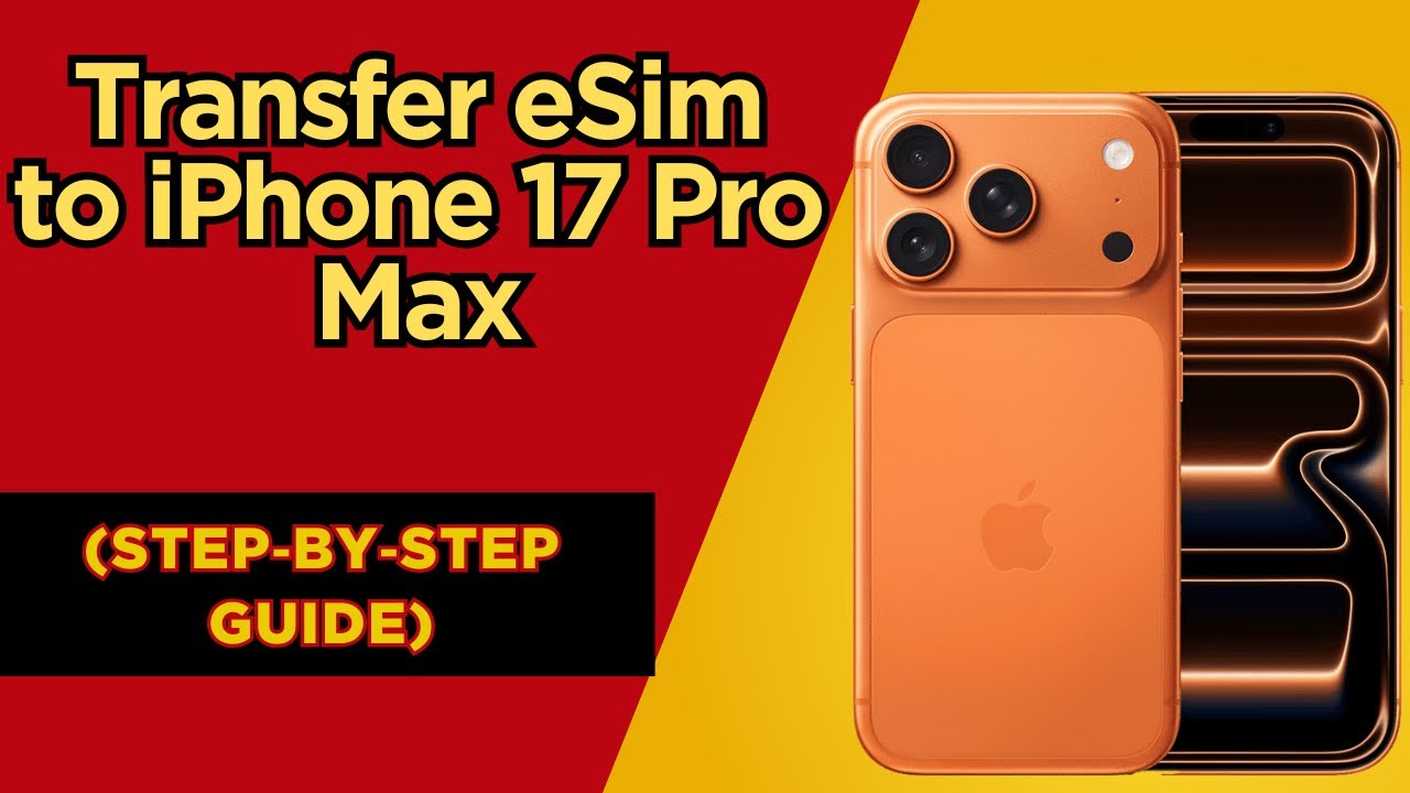 Как перенести eSIM со старого iPhone на iPhone 17 Pro Max (пошаговая инструкция)