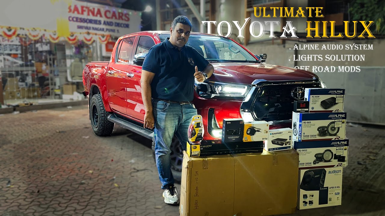 Ultimate Toyota Hilux Upgrade | Alpine Speakers, Audison Subwoofer, Hela lights& More Off-Road Mods