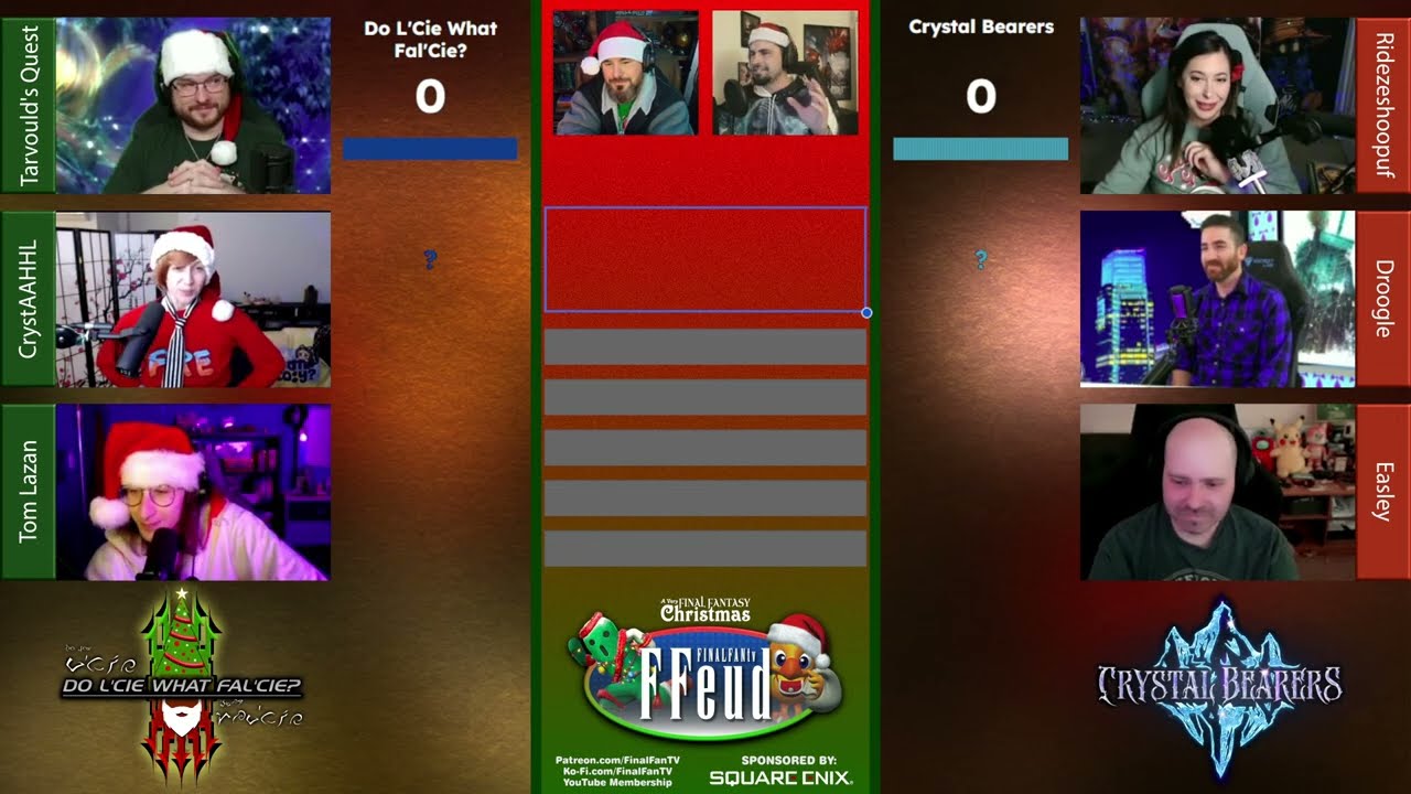 A Very Final Fantasy Christmas FFeud *LIVE & Uncut*