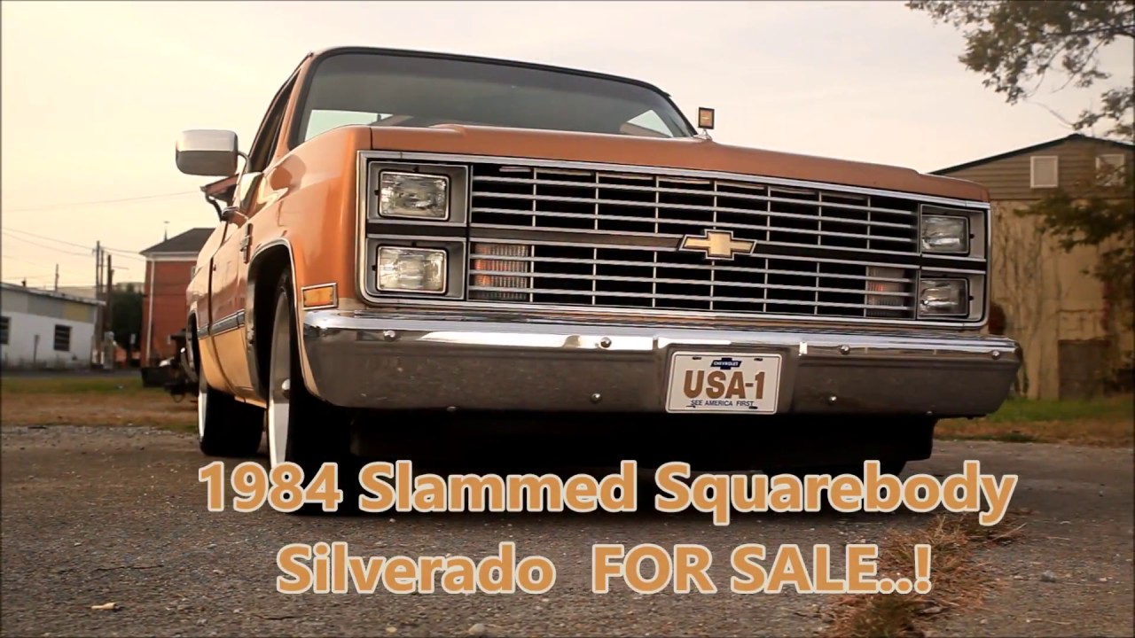 1984 Slammed Squarebody Silverado Patina Hot Rod C10 