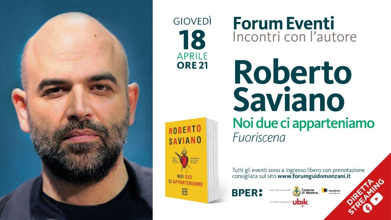Roberto Saviano - Noi due ci apparteniamo